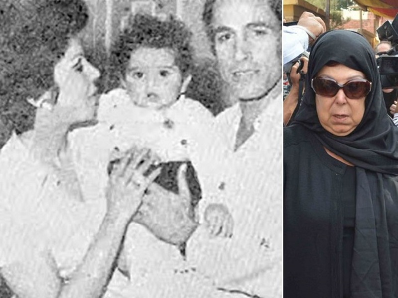 صور وفيديو انهيار رجاء الجداوي في وداع زوجها حسن مختار